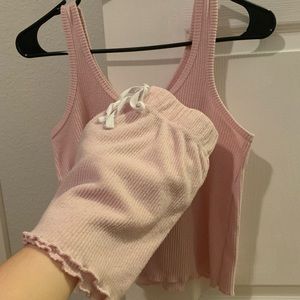 baby pink sleep set